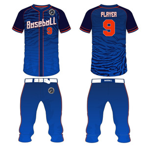Conjuntos de uniformes de béisbol de manga larga para hombres de alta calidad, traje de sublimación transpirable de talla grande disponible para béisbol y softbol - Product Image 4