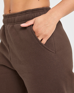 Pantalones Deportivos Extra Grandes de Felpa Clásica para Mujer, Colores Personalizados, Forro Polar 100% Algodón, Ecológicos, de Secado Rápido, Tela Suave al Tacto - Product Image 3