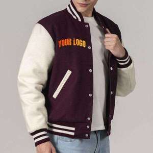 Custom Varsity <b>Jacket</b> Custom Size <b>Men's</b> <b>Jackets</b> Letterman Sports Coat With High Quality Materials Varsity <b>Jacket</b> for <b>Men</b> - Product Image 3