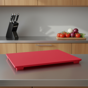 Bisetti H.A.C.C.P. Tabla de Cortar de Plástico Roja de 40x30cm para un Picar Seguro e Higiénico - Product Image 3