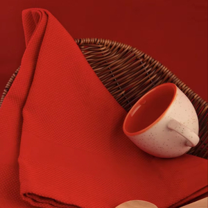 100% ensemble de serviettes en satin de coton à séchage rapide serviette en lin solide blanc tissé pour la maison hôtels restaurants utilisation durable de la cuisine - Product Image 1