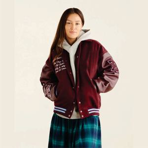 Veste de baseball universitaire personnalisée en cuir pour hommes 2026, broderie personnalisée, veste de baseball varsity pour hommes, vestes de lettres - Product Image 1