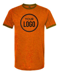 Tultex 246 Unisex Fine Jersey Ringer camiseta hombres y mujeres suave manga corta cuello redondo para marca camiseta para hombres - Product Image 2