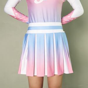 ชุดเชียร์ลีดเดอร์สำหรับผู้ใหญ่ ชุดเต้นเชียร์แบบกำหนดเอง เสื้อผ้ากีฬาสำหรับงานอีเว้นท์ สีและโลโก้แบบกำหนดเอง บริการ OEM คุณภาพสูง 100% - Product Image 6