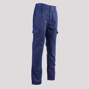 Men's Navy Blue Polyester <b>Work</b> <b>Pants</b> with <b>Cargo</b> Pockets CE Certified Breathable Needle Detection Abrasion Resistant Uniform 2026 - Product Image 4