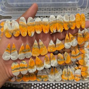 Aaa lớp tự nhiên Bumblebee jasper cặp lỏng vàng pha lê đá quý đối với trang sức làm <span class=keywords><strong>Fancy</strong></span> Pear <span class=keywords><strong>Shape</strong></span> <span class=keywords><strong>Agate</strong></span> - Product Image 1
