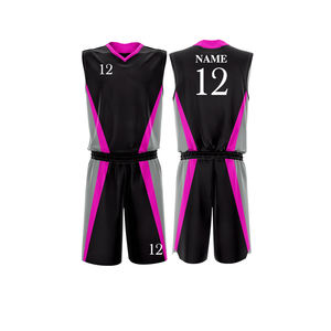 Ensemble d'uniformes personnalisés de basket-ball d'équipe pour hommes jeunes enfants uniforme de basket-ball de haute performance pour les tournois - Product Image 4