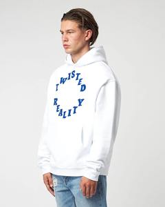 เสื้อสวมหัวผ้าฝ้ายน้ำหนักมากกำหนดเองเสื้อมีฮู้ดธรรมดาทรงฮิปฮอปแนวสตรีททรงสูง - Product Image 5