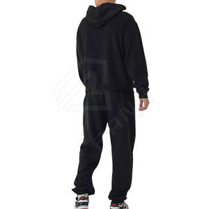 Chándal de hombre con logotipo personalizado de fábrica de Pakistán, conjuntos de Jogger de marca privada, chándales Premium de algodón tejido - Product Image 2