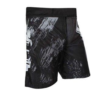 Shorts de boxe MMA professionnels légers personnalisés avec logo pour l'entraînement en compétition, vente en gros, en Spandex/Polyester, respirants et à séchage rapide - Product Image 2
