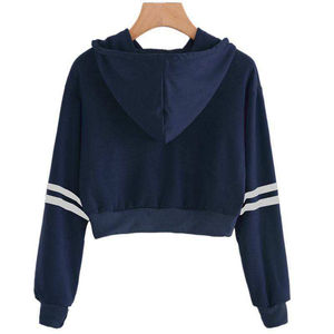 Ensembles pour femmes, sweat-shirt en tricot gaufré, fabricants de vêtements, vêtements de détente personnalisés, ensembles pour femmes, sweat-shirts courts et pantalons de survêtement - Product Image 4