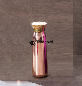 ขวดทองแดงหรูหราสำหรับเครื่องดื่มพลาสติกธรรมชาติเพื่อสุขภาพและของขวัญ - Product Image 6