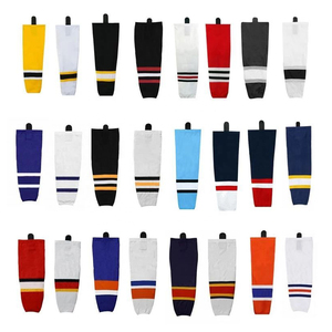 Hot Sale Custom Design Heat-Transfer Printed Hockey Jerseys with 100% <b>Polyester</b> Ice Hockey <b>Socks</b> for Unisex Adults - Product Image 6