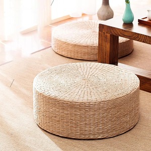 Taburetes otomanos de jacinto de agua, taburetes de alta calidad para decoración minimalista del hogar. - Product Image 5