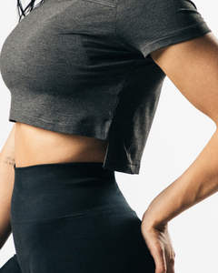 Top Corto a Cuadros para Mujer, Sexy, Veraniego, Moderno, para Fiestas, Ropa Deportiva, Ropa de Gimnasio, 100% Algodón, Tela Elástica Antiarrugas - Product Image 5