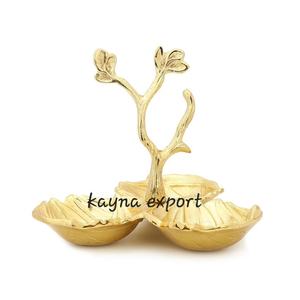 Soporte de Metal Ecológico con Diseño Único de Rama de Árbol, Tazón para Servir Chapado en Oro, Decoración de Mesa Moderna y Lujosa con Certificación CE - Product Image 3