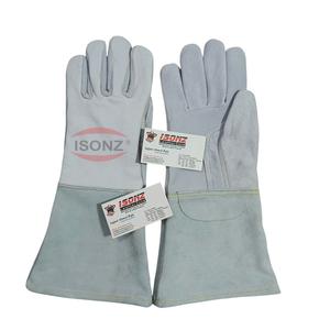 Gants de soudage TIG à l'argon ISONZ en gros, 750 Stick, en cuir de vachette EL C avec doublure en coton doux, anti-coupure et anti-chaleur - Product Image 2