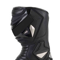 Bottes de moto en cuir de précision, fabriquées sur mesure, avec grip urbain, doublure respirante, protection de la cheville, grandes tailles, coupe-vent