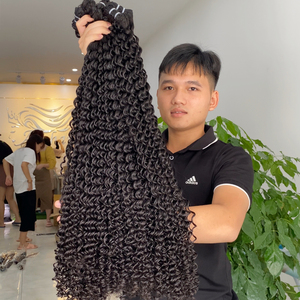Producto superior Cabello de lujo Trama rizada al agua Paquetes de cabello humano 100% Cabello crudo vietnamita Cutícula alineada Envío mundial - Product Image 5
