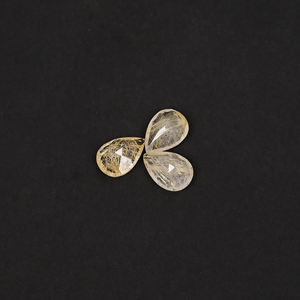 พลอยรูไทล์สีทองธรรมชาติ เกรด AAA รูปทรงลูกแพร์ ขนาด 10x7 มม. สำหรับทำเครื่องประดับ ขายส่ง ราคาโรงงาน ออนไลน์ - Product Image 3