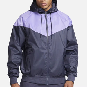 Conjunto Deportivo Ligero de Nailon para Hombre, Chaqueta Cortavientos Ajustada, Exterior de Poliamida, Forro de Malla, Ropa Deportiva para Gimnasio, Senderismo - Product Image 4