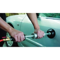 Outil d'entretien automobile AllSupply : Extracteur de bosses à marteau coulissant avec vanne d'arrêt en laiton, raccord pneumatique 1/4 po, 3 ventouses, 3 lb