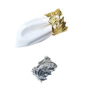 Hot Selling Premium Quality Metal Napkin Rings for Weddings and <b>Parties</b> <b>Table</b> Decoration Feature Stocked - Product Image 1