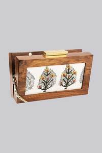 Pochettes décontractées en paille pour femmes Sac bandoulière et à chaîne Pochettes de soirée en métal - Product Image 6