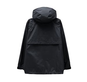 Chaqueta cortavientos transpirable personalizada de alta calidad, ropa personalizada, chaqueta cortavientos de nailon a la moda informal, ropa de calle de Color sólido - Product Image 4