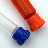 Bouchon de seringue en plastique de couleur mélangée Capuchon de seringue à pointe orale Embout de verrouillage Luer pour seringue à joint