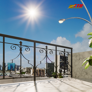 Rampe de balcon en fer sur mesure fabriquée au Vietnam avec 100% d'ingrédients du Vietnam avec un design haut de gamme - Product Image 5