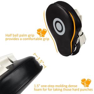 Manopla de Entrenamiento de Kickboxing Hecha a Medida, Manopla de Boxeo Curva Profesional, Manoplas de Boxeo Personalizadas OEM Hechas en Pakistán - Product Image 3