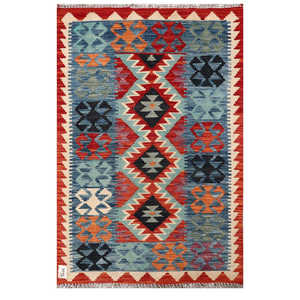 Tapis Kilim d'Afghanistan Maimana 125 X 82 cm Produit à suspendre au mur - Product Image 1
