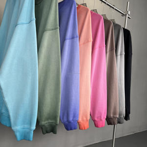 Sudadera Personalizada de Alta Calidad, Estilo Urbano, 100% Algodón, Felpa Francesa, Talla Grande, Estilo Vintage, Lavado Ácido - Product Image 5