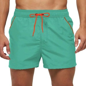 Pantalones cortos de baño de cintura media de verano para hombre Pantalones cortos de tabla de playa de surf de secado rápido con malla elástica para nadar - Product Image 6