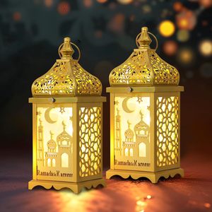 Hermosa Lámpara de Metal, Decoración de Ramadán de Alta Demanda 2026, Decoración para el Hogar con Caligrafía Árabe Cortada con Láser, India - Product Image 1
