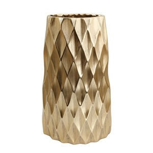 Cher or finition fleur planteur Antique conception en aluminium planteur vase pour Table et sol floraison décoration à vendre - Product Image 1