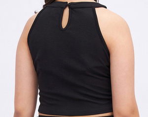 2026 New Fashion Short Sleeve Crop Top Women Dance Crop Top Cotton Women Fashion Casual Short Sleeve Crop Top Gym T-shirt - Product Image 4
