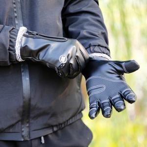 Gants de cyclisme antidérapants anti-impact professionnels pour adultes chaud cyclique Logo personnalisé conception de fermeture à glissière haute Protection anti-coupure - Product Image 4
