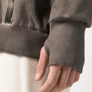 Sweats à capuche délavés à l'acide, vêtements décontractés tendance, tissu doux, coupe confortable, usage quotidien - Product Image 5