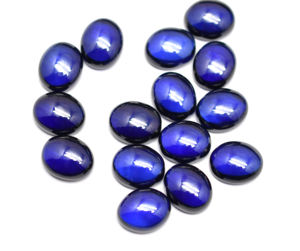 หินคอรันดัมทรงไข่ไพลินรอยัลบลูสำหรับห้องปฏิบัติการปรับขนาดได้ปรับขนาดได้ขนาด5X3มม. 20X15มม. - Product Image 2