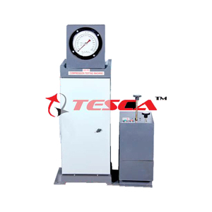 Construcción completamente soldada de alta estabilidad, 1000 KN, capacidad, medidor único, máquina de prueba de compresión analógica de la India - Product Image 1