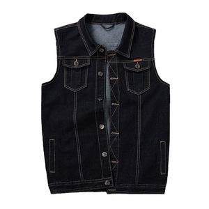 Gilet en cuir ajusté pour homme, prix bas, haut de gamme, très vendu, respirant, confortable, professionnel, fabriqué au Pakistan - Product Image 1
