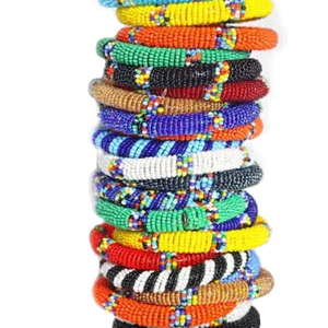 Elegante Elección de pulsera bordada con cuentas de declaración de cuentas de semillas para un aspecto moderno y la última moda de Hiba Enterprises - Product Image 1