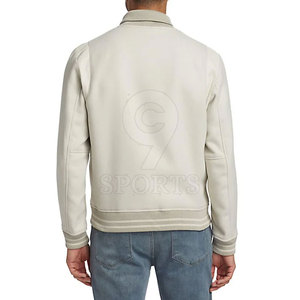 Veste Letterman classique pour homme en tissu doux pour streetwear scolaire et tenues décontractées - Product Image 2