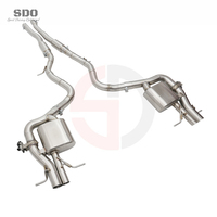 Échappement arrière SDO haute performance en acier inoxydable 304 1,5 mm poli miroir pour Mercedes-Benz S560 W222 4.0T 2018-2020