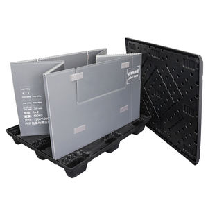 Katlanabilir palet kapları pp içi boş tahta plastik kasa katlanır oluklu kutular plastik palet kol paketleri kutusu - Product Image 5