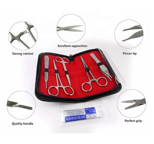 Kit de Práctica de Suturas Quirúrgicas de PVC y Silicona de Alta Calidad para Estudiantes de Medicina, Anatomía de Heridas Cutáneas, Ciencias Médicas - Product Image 1