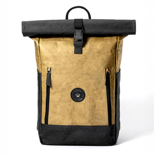 Pugmark élégant végétalien Kraftpaper sac à dos pour ordinateur portable Design hydrofuge à la mode pour les étudiants professionnels voyageurs pour le cyclisme - Product Image 2