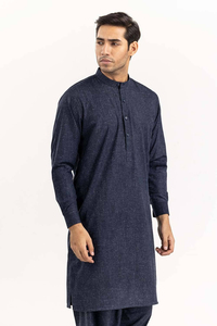 Coton pakistanais 2024 hommes Shalwar Kameez été hiver vêtements musulmans hommes élégant Shalwar Kameez en gros personnalisé - Product Image 6